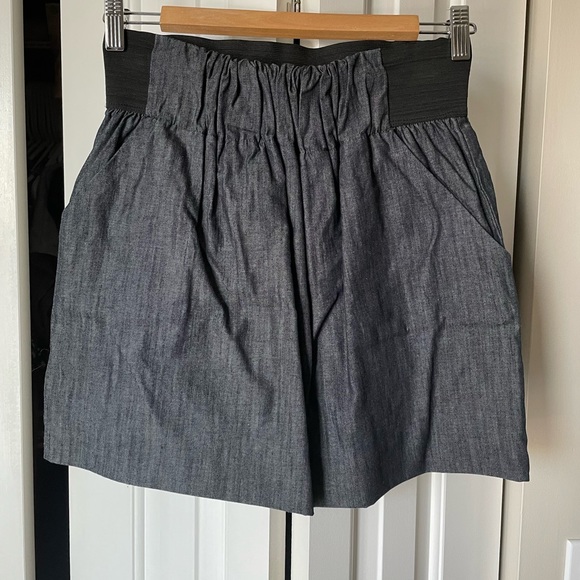 Aqua Denim Skirt from Bloomingdale’s - Picture 1 of 2